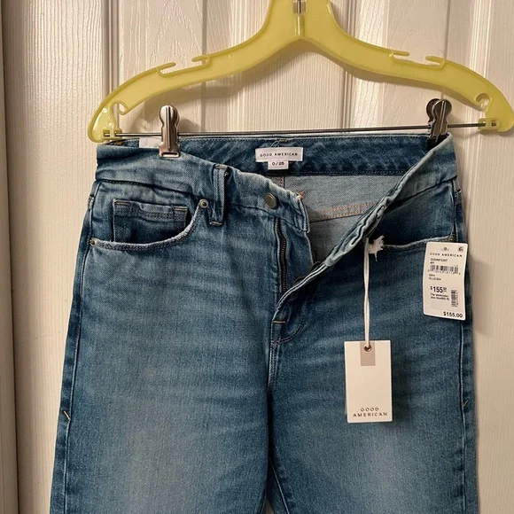 NWT Good American jeans, straight leg, size 25 - Picture 8 of 8